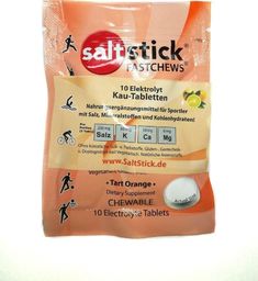  Salt Stick Elektrolityczne Pastyki do ssania SaltStick - 10 szt Smak pomarańczowy Uniwersalny