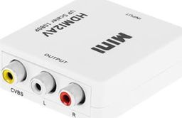 System przekazu sygnału AV Cabletech RCA (Cinch) x2 - HDMI biały (KOM0982)