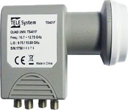Kabel Tele System Konwerter SAT Quad TELE System TS401F poczwórny