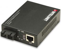 Konwerter światłowodowy Intellinet Network Solutions Media konwerter 10/100Base-TX RJ45 / 100Base-FX (MM SC) 2km 1310nm (506502)