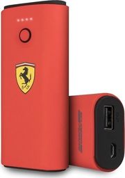 Powerbank Ferrari Ferrari Powerbank FESPBAS50RE 5000 mAh czerwony/red On Track uniwersalny
