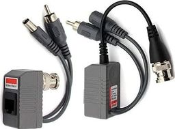 System przekazu sygnału AV TeamGroup Transformator video + audio + zasilanie TR-1VAP