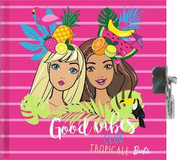 Paso Pamiętnik z kłódką Barbie Good Vibes