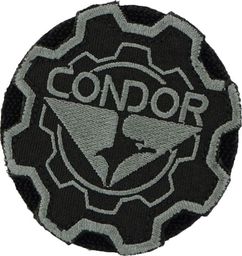 Condor Condor Naszywka Logo Czarna uniwersalny