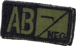 Condor Condor Naszywka Grupa Krwi AB RH- Olive uniwersalny