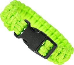 Mil-Tec Mil-Tec Bransoleta Paracord 22mm Neonowa Zieleń XL