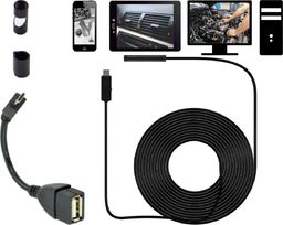 Acurel Endoskop wodoodporny kamera inspekcyjna 5m 5,5mm USB sztywny uniwersalny