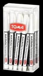 Toma Multi Marker permanentny biały (20szt) TOMA