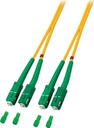  EFB EFB Fiber optic patch cable SC/APC-SC/APC 9/125 OS2 LSZH duplex singlemode 15m