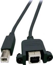 Kabel USB EFB USB-B - 1 m Czarny (K5293SW.1V2)