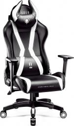 Fotel Diablo Chairs X-Horn King Size Czarno-Biały