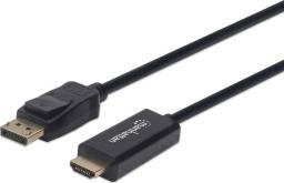 Kabel Manhattan DisplayPort - HDMI 3m czarny (153188)