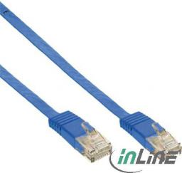  InLine 1m - kabel sieciowy U/UTP - 1000 Mbit - Cat.6 - RJ45 - blau (71601B)