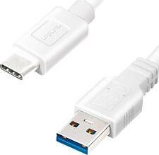 Kabel USB LogiLink USB-A - USB-C 0.5 m Biały (CU0173)