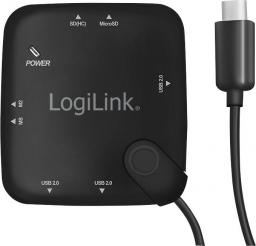 HUB USB LogiLink 1x SD  + 3x USB-A 2.0 (UA0345)
