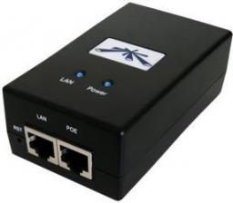  Ubiquiti Ubiquiti PoE-48 Passive PoE Adapter EU, 48V 0.5A, 24W, Gigabit Ethernet version (POE-48-24W-G)