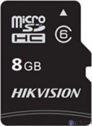 Karta Hikvision MicroSDHC 8 GB Class 10 U1  (HS-TF-C1(STD)/8G/Adapter)