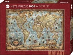  Heye Puzzle 2000 elementów Świat