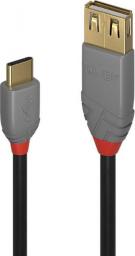 Adapter USB Lindy 36897 USB-C - USB Czarny  (36897)