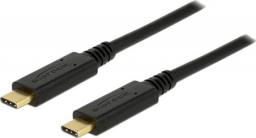 Kabel USB Delock USB-C - USB-C 2 m Czarny (83668)