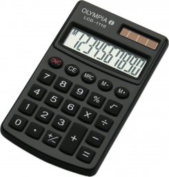 Kalkulator Olympia Olympia Taschenrechner LCD-1110, schwarz