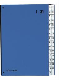  Pagna Przekładka indeksująca Color 32 Fächer 1-31 blau