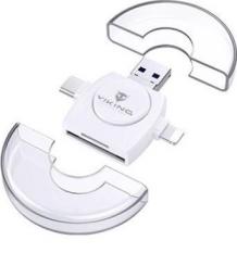 Czytnik OTG USB 3.0/microUSB/USB-C/Lightning (VR4V1W)