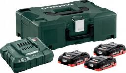 Metabo zestaw akumulatorów 3x 4.0Ah LIHD + ładowarka ASC 30-36 V + walizka Metaloc (685133000)