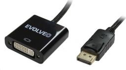 Adapter AV Evolveo DisplayPort - DVI-I czarny (EV-DP-DVI)