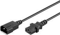 Kabel zasilający MicroConnect Power Cord C13 - C14 2m Black