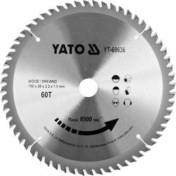 Yato YATO PIŁA TARCZ.WID. 190*60*20 60636 YT-60636