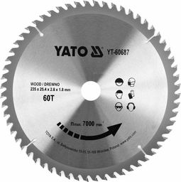 Yato YATO PIŁA TARCZ.WID. 235*60*25,4 60687 YT-60687