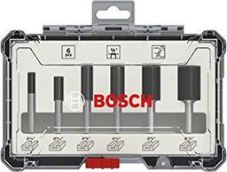  Bosch BOSCH ZESTAW FREZÓW PROSTYCH 6szt. UCHWYT 8mm B2607017466