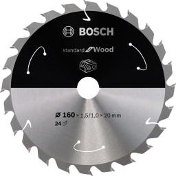  Bosch tarcza zębata Standard for Wood 160x20x24 (2608837676)