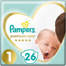 Pieluszki Pampers Premium Care 1, 2-5 kg, 26 szt.