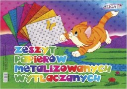 Aliga Zeszyt papierów metalizowanych wytłaczanych B4