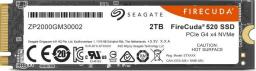 Dysk SSD Seagate Firecuda 520 2TB M.2 2280 PCI-E x4 Gen4 NVMe (ZP2000GM3A002)