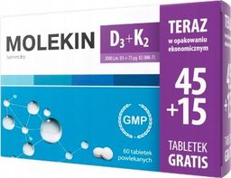 Natur Product Molekin D3 + K2tabl.powl. 45tabl+15tabl