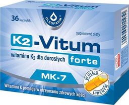 Oleofarm K2-Vitum forte 200 mcg kaps. 36 kaps.