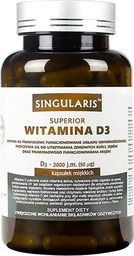  Singularis-Herbs WITAMINA D3SINGULARIS 2000j.m.60 KAPS.