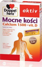  Queisser Doppelherz aktiv Mocne kości Calcium 1500 + vit D 30 tabl.