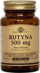  Solgar SOLGAR Rutyna 500 mg Fava D'anta tabl. 50t