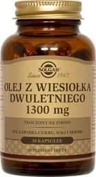 Solgar SOLGAR Olej z Wiesiołka Dwuletniego 1300mg kaps. - 30 kaps.