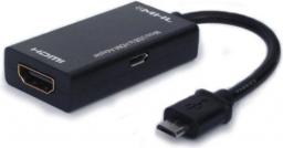 Adapter USB Savio CL-32 microUSB - HDMI + microUSB Czarny  (SAVIO CL-32)
