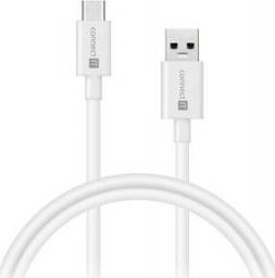 Kabel USB Connect IT USB-A - USB-C 0.5 m Biały (CI-1175)