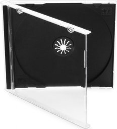  Cover It Pudełko na 1x CD/DVD/Blu-Ray 10mm czarny plastik