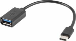 Adapter USB Lanberg USB-C - USB Czarny  (AD-OTG-UC-01)