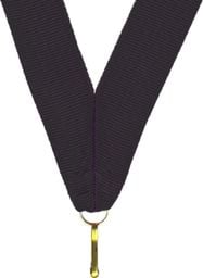  Wstążka do medali szeroka 22 mm biało-czarna