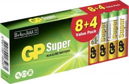  GP Bateria Super AAA / R03 12 szt.