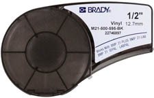 Brady Vinyl tape white on balck